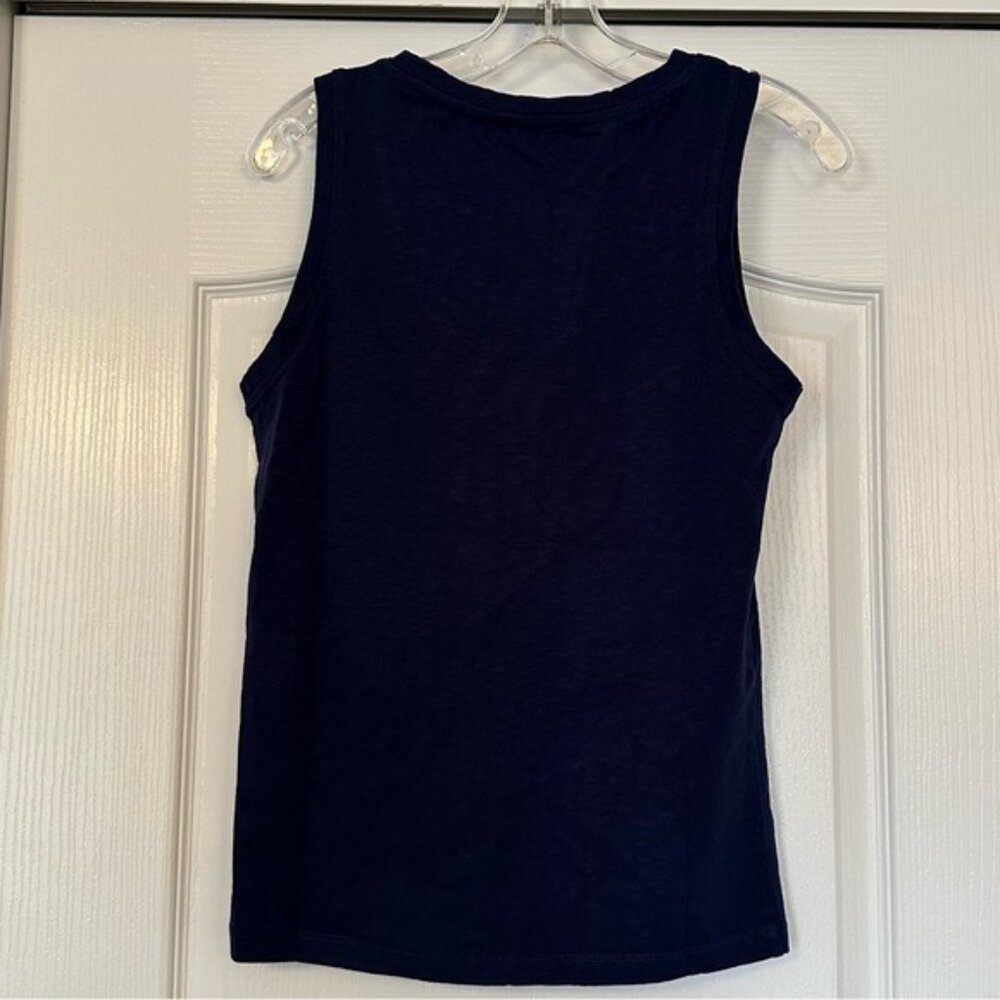 Navy Blue Tank Top Size Small - Picture 2 of 4